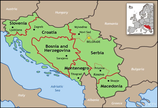 Jugoslavijos šalys 1991-ais